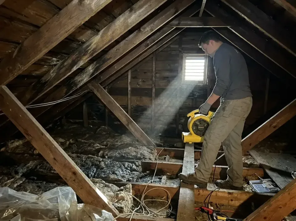 attic-water-damage-drying-proc-007 — frequently asked questions, Emergency Water Extraction & 24/7 Flood Response in Chicago…
